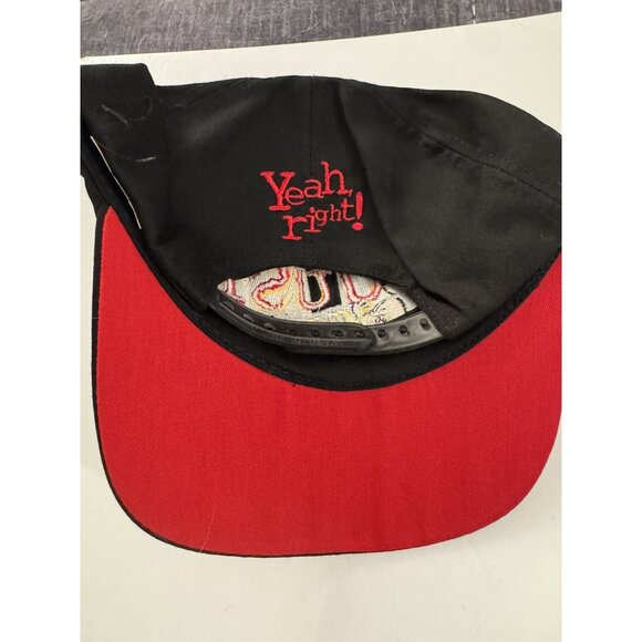 Vintage 90s Disney Mickey "He's Just A Mouse Yeah Right" Snapback BB30 - Picture 2 of 3